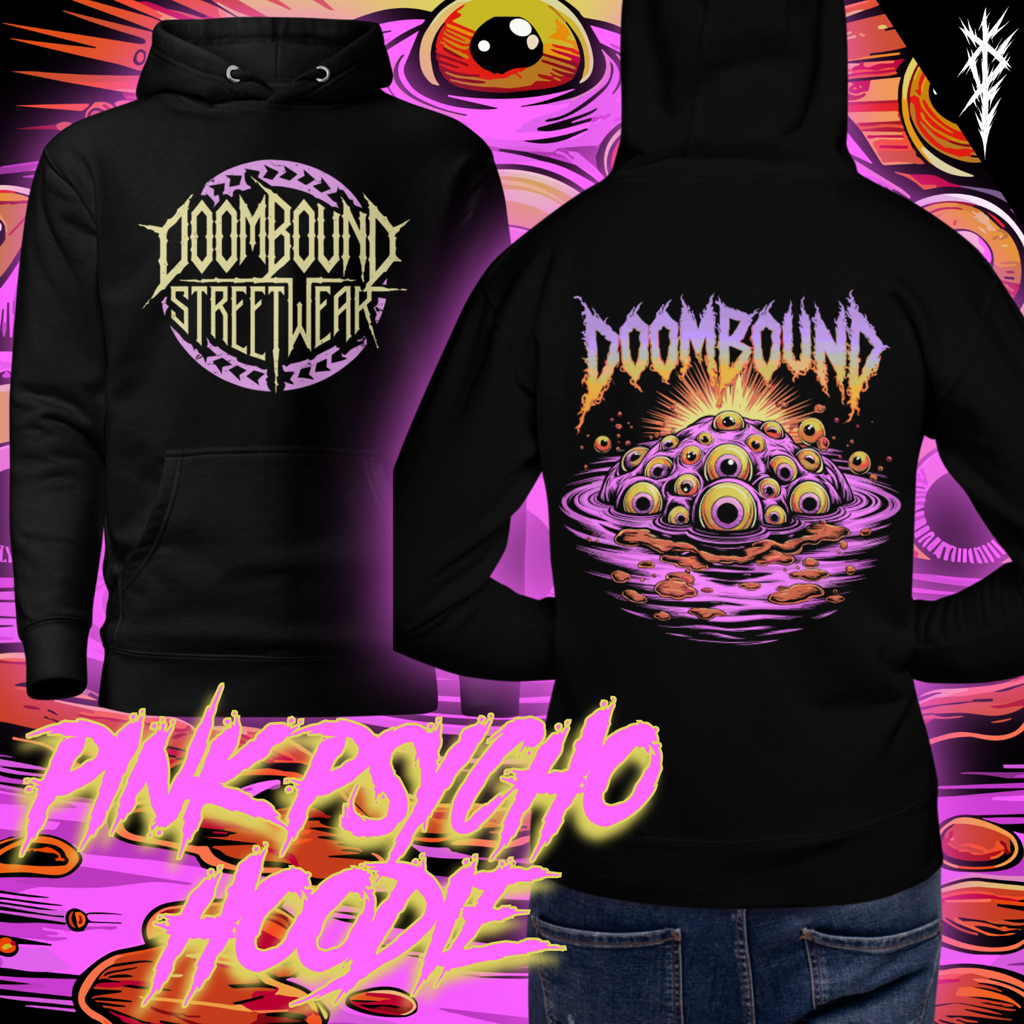 Psycho Pink Hoodie