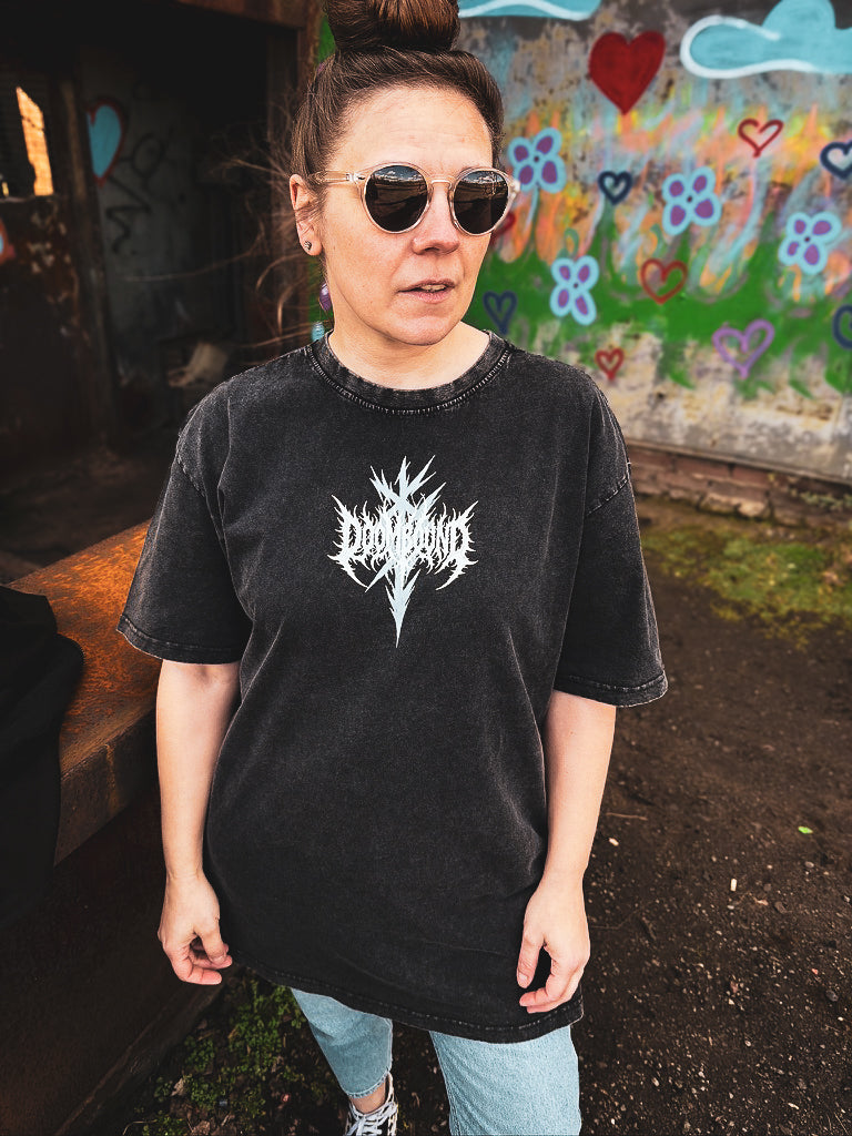 Skull Shredder – Oversize Acid Washed Tee