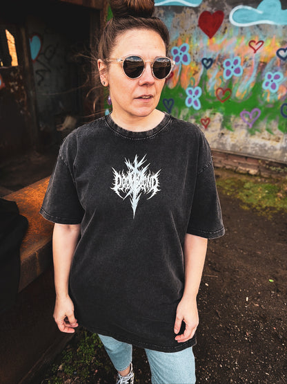 Skull Shredder – Oversize Acid Washed Tee