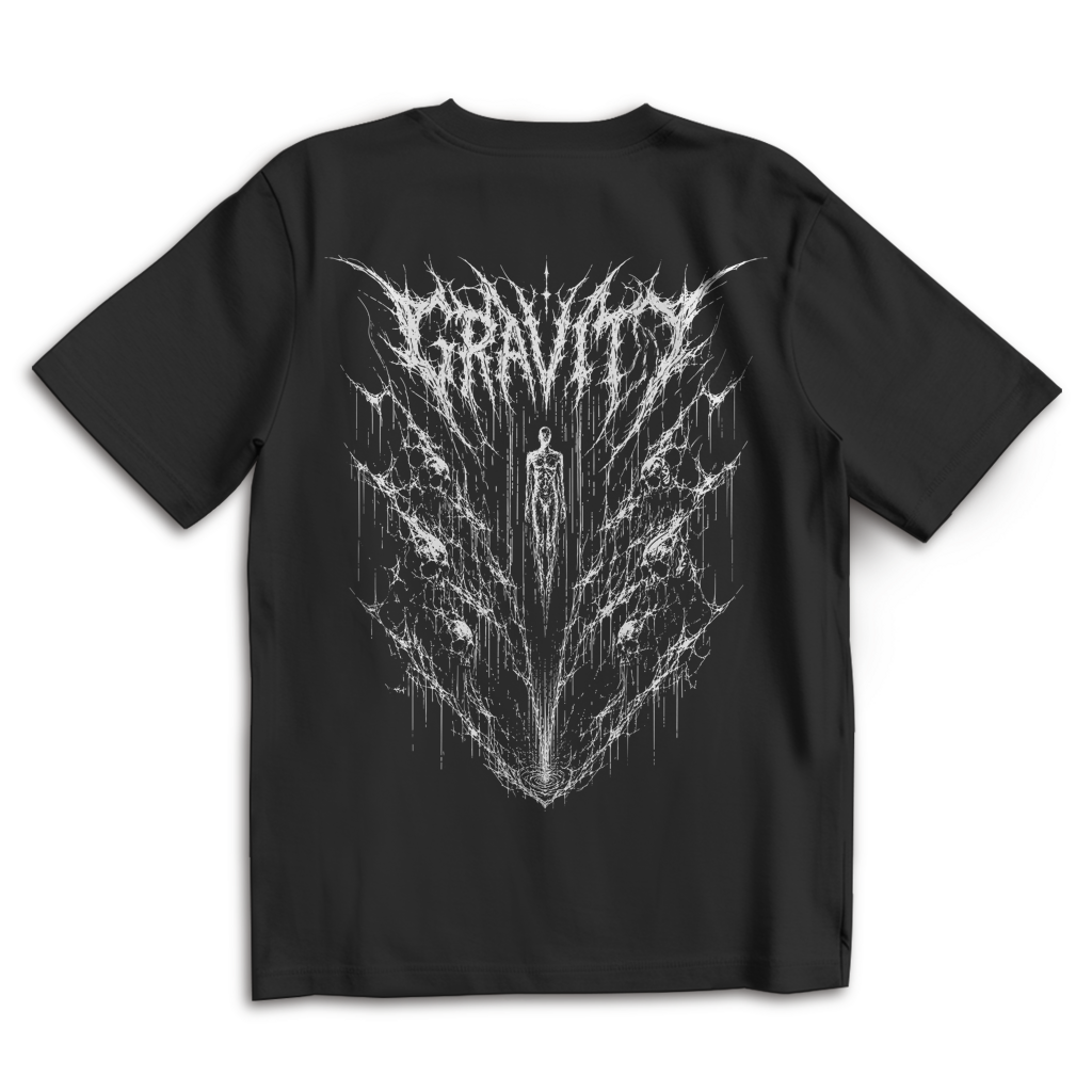 Gravity Oversize Shirt – Exposed to Noise × Doombound
