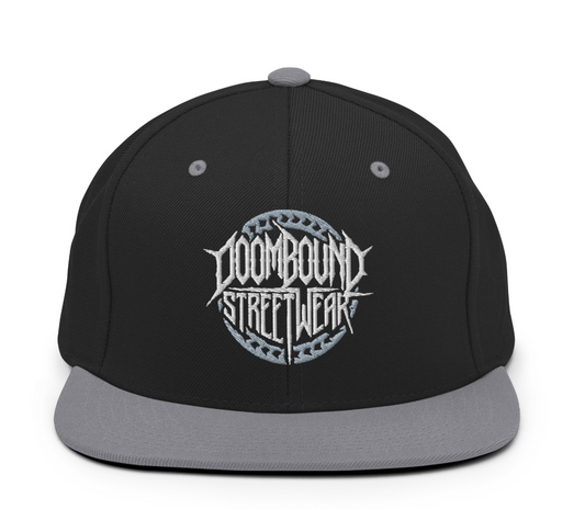 DOOMBOUND STREETWEAR – Snapback cap with logo 🧢🔥