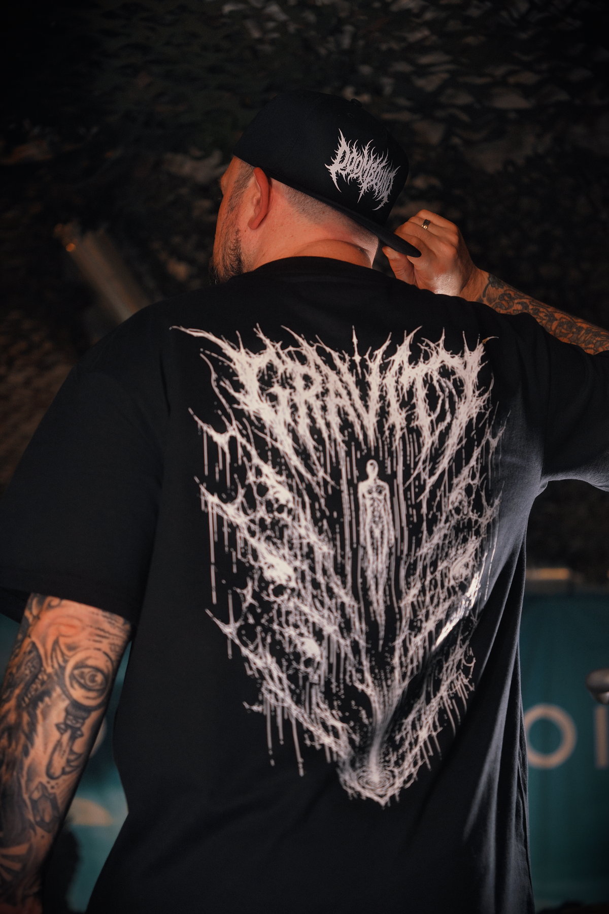 Gravity Oversize Shirt – Exposed to Noise × Doombound