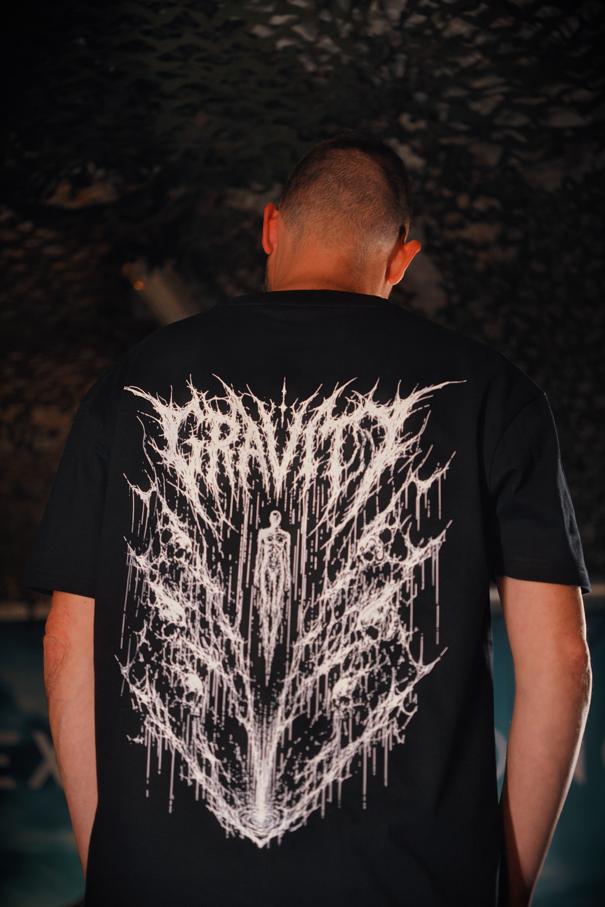 Gravity Oversize Shirt – Exposed to Noise × Doombound