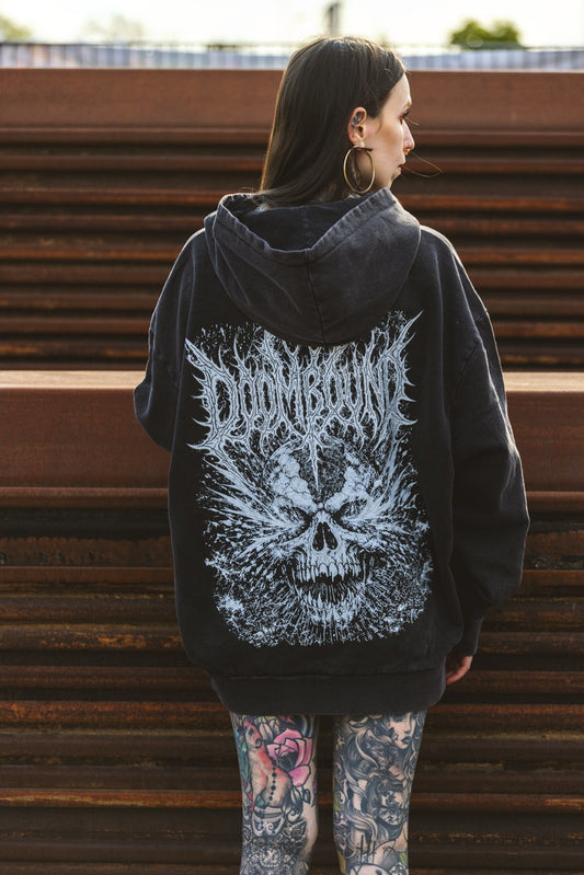 Skull Shredder Kohle Hoodie
