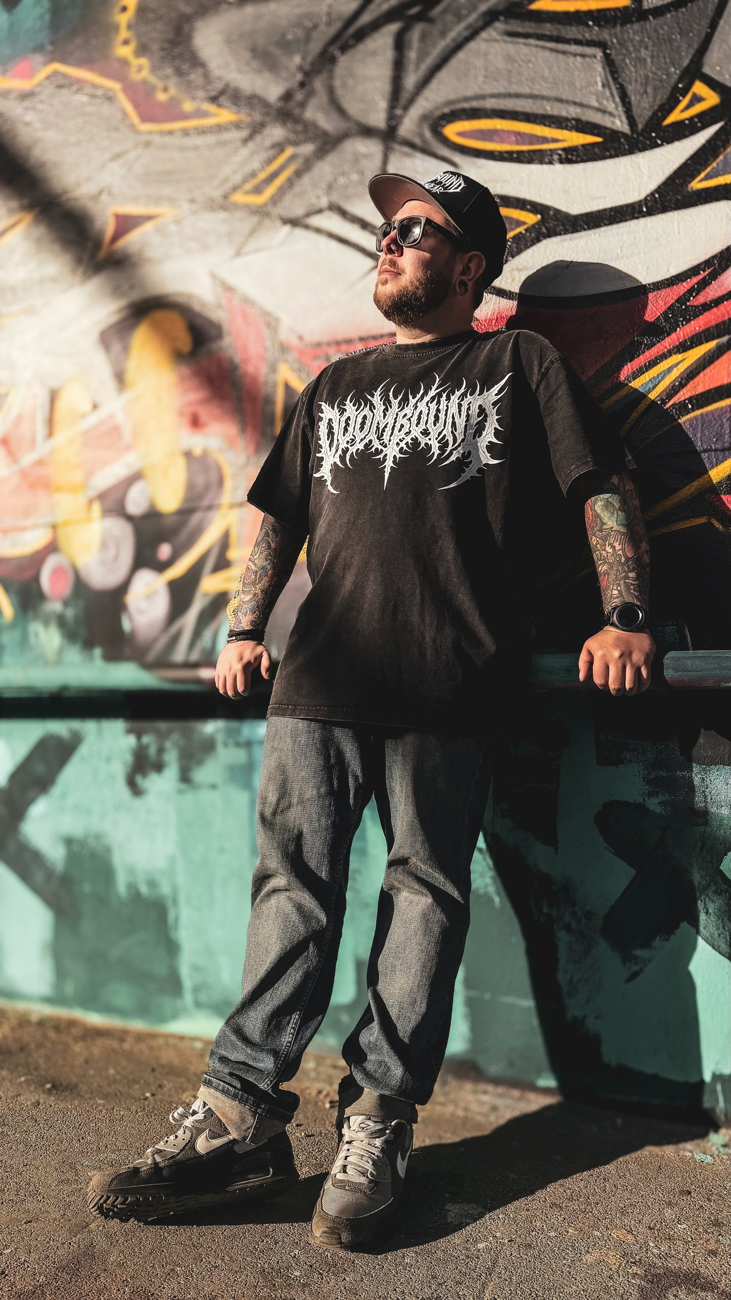 KRAMPUS – Oversize Acid Washed Tee