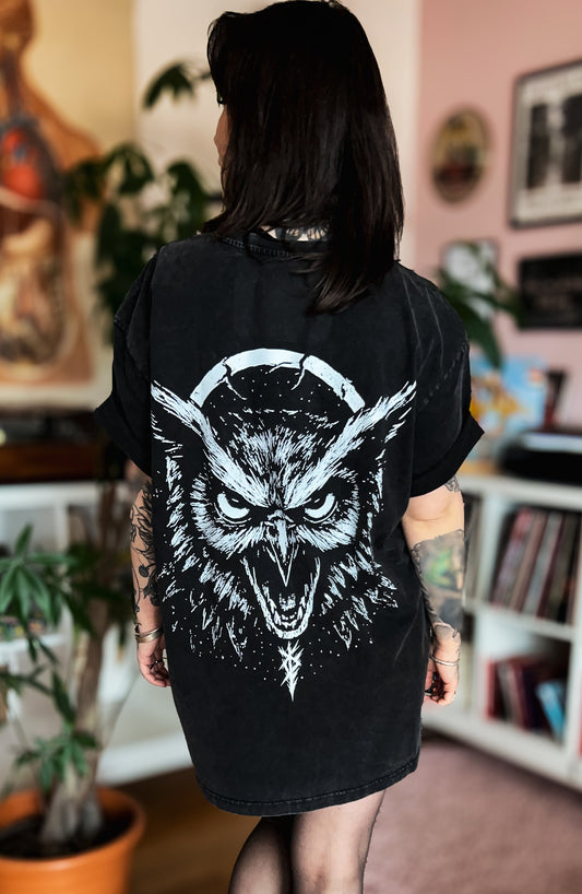 OWL – Oversize Acid Washed Tee