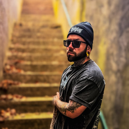 Skull Shredder – Oversize Acid Washed Tee