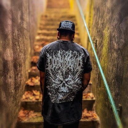 Skull Shredder – Oversize Acid Washed Tee