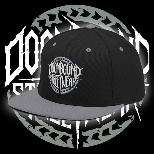 DOOMBOUND STREETWEAR – Snapback cap with logo 🧢🔥